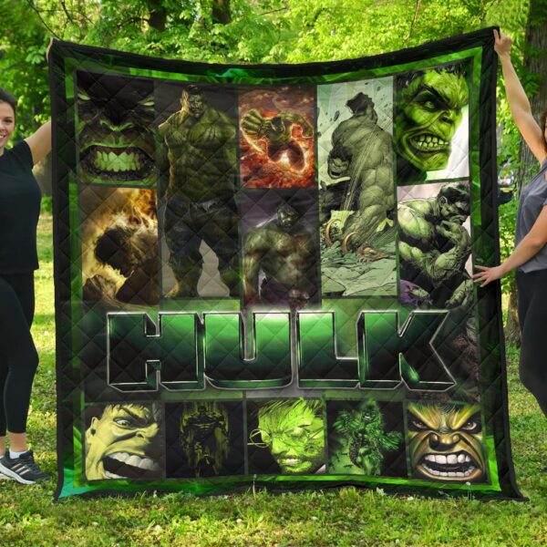 Angry Hulk Swamp Thing Premium Quilt Blanket Movie Home Decor Custom For Fans