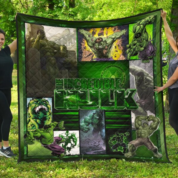 Angry Hulk The Incredible Hulk Premium Quilt Blanket Movie Home Decor Custom For Fans