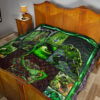 Angry Hulk The Incredible Hulk Premium Quilt Blanket Movie Home Decor Custom For Fans 19