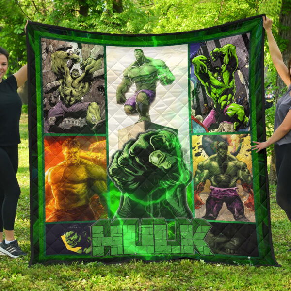 Angry Hulk The Incredible Hulk Premium Quilt Blanket Movie Home Decor Custom For Fans