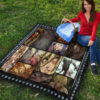 Annie Leonhart Attack On Titan Premium Quilt Anime Home Decor Custom For Fans 9