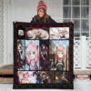 Anya Forger And Yor Forger Spy x Family Premium Quilt Blanket Anime Home Decor Custom For Fans 3