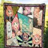 Anya Forger Spy x Family Premium Quilt Blanket Anime Home Decor Custom For Fans 5