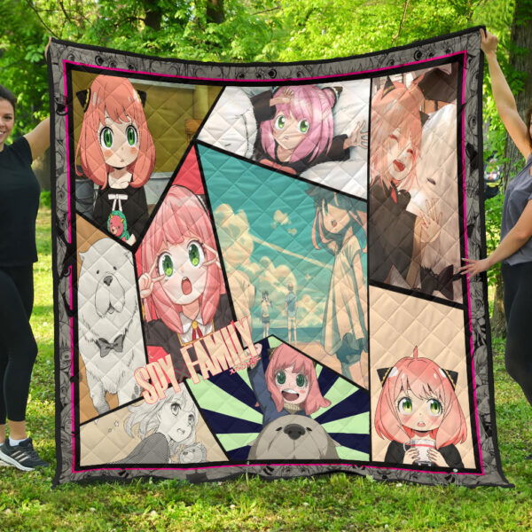 Anya Forger Spy x Family Premium Quilt Blanket Anime Home Decor Custom For Fans