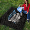 Attack On Titan Anime Premium Quilt - Blink Wings Of Freedom Symbol Galaxy Quilt Blanket 9