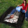 Attack On Titan Anime Premium Quilt - Colossal Titan Face Metal Wings Of Free Symbol Quilt Blanket 9