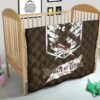 Attack On Titan Anime Premium Quilt - Eren Fighting White Shining Wings Of Freedom Symbol Quilt Blanket 21