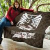 Attack On Titan Anime Premium Quilt - Eren Fighting White Shining Wings Of Freedom Symbol Quilt Blanket 11