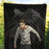 Attack On Titan Anime Premium Quilt - Eren Take Off Cloak Monster Skeleton Quilt Blanket 5