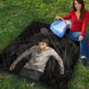 Attack On Titan Anime Premium Quilt - Eren Take Off Cloak Monster Skeleton Quilt Blanket 9