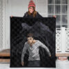 Attack On Titan Anime Premium Quilt - Eren Take Off Cloak Monster Skeleton Quilt Blanket 3