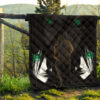 Attack On Titan Anime Premium Quilt - Eren The Titan Form With Green Eyes Artwork Quilt Blanket 13