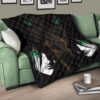 Attack On Titan Anime Premium Quilt - Eren The Titan Form With Green Eyes Artwork Quilt Blanket 17