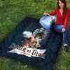 Attack On Titan Anime Premium Quilt - Eren Titan Punch And Eren Human Metal Wings Of Freedom Quilt Blanket 9
