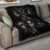 Attack On Titan Anime Premium Quilt - Evil Eren Titan Vs Human Battle Black Quilt Blanket 13