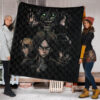 Attack On Titan Anime Premium Quilt - Evil Eren Titan Vs Human Battle Black Quilt Blanket 1
