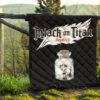 Attack On Titan Anime Premium Quilt - Funny Chibi Cleaning Levi In Jar Bottle Trap Quilt Blanket 13