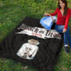 Attack On Titan Anime Premium Quilt - Funny Chibi Cleaning Levi In Jar Bottle Trap Quilt Blanket 9