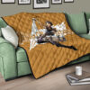 Attack On Titan Anime Premium Quilt - Handsome Levi Fighting Wind Blade White Wing Quilt Blanket 17