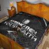 Attack On Titan Anime Premium Quilt - Levi Fighting Strengthen Your Faith Chains Quilt Blanket 19