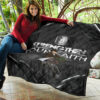 Attack On Titan Anime Premium Quilt - Levi Fighting Strengthen Your Faith Chains Quilt Blanket 11