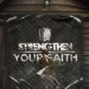 Attack On Titan Anime Premium Quilt - Levi Fighting Strengthen Your Faith Chains Quilt Blanket 7