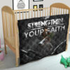 Attack On Titan Anime Premium Quilt - Levi Fighting Strengthen Your Faith Chains Quilt Blanket 21