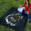 Attack On Titan Anime Premium Quilt - Levi Fighting Wind Blade Metal Wings Of Freedom Quilt Blanket 9