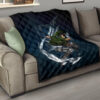 Attack On Titan Anime Premium Quilt - Levi Fighting Wind Blade Metal Wings Of Freedom Quilt Blanket 15