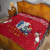 Attack On Titan Anime Premium Quilt - Merry Christmas AOT Armin Cosplay Snowman Red Quilt Blanket 19