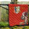 Attack On Titan Anime Premium Quilt - Merry Christmas Levi Ackerman Steal Gifts Quilt Blanket 13