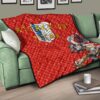 Attack On Titan Anime Premium Quilt - Merry Christmas Levi Ackerman Steal Gifts Quilt Blanket 17