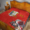 Attack On Titan Anime Premium Quilt - Merry Christmas Levi Ackerman Steal Gifts Quilt Blanket 19