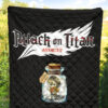 Attack On Titan Anime Premium Quilt - Mikasa Ackerman In Jar Bottle Trap Quilt Blanket 5