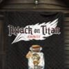 Attack On Titan Anime Premium Quilt - Mikasa Ackerman In Jar Bottle Trap Quilt Blanket 7