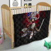 Attack On Titan Anime Premium Quilt - Mikasa Fighting Bloody Wings Of Freedom Symbol Quilt Blanket 21