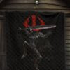 Berserk Anime Premium Quilt - Guts Full Armor Armadura Sword Fighting Quilt Blanket 7