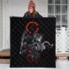 Berserk Anime Premium Quilt - Main Characters Dark Black Sun Artwork Quilt Blanket 3