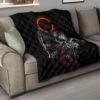 Berserk Anime Premium Quilt - Main Characters Dark Black Sun Artwork Quilt Blanket 15