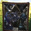 Black Spider Man Premium Quilt Blanket Movie Home Decor Custom For Fans 5