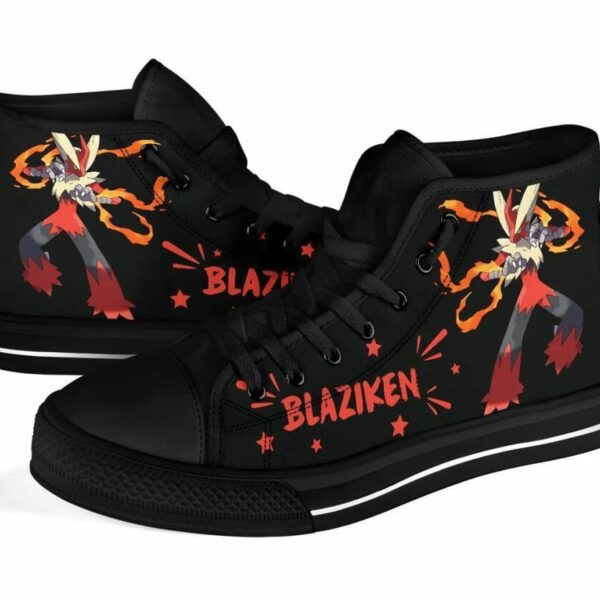 Blaziken Sneakers High Top Shoes Gift Idea