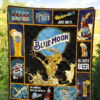 Blue Moon Quilt Blanket Funny For Beer Lover 5