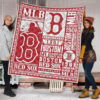 Boston Red Sox Quilt Blanket For Fan Gift Idea 1