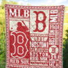 Boston Red Sox Quilt Blanket For Fan Gift Idea 5