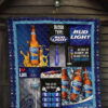 Bud Light Quilt Blanket Funny For Beer Lover 7