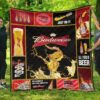 Budweiser Quilt Blanket Funny Beer Lover Gift Idea 1