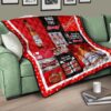 Budweiser Quilt Blanket Funny Gift Idea For Beer Lover 17