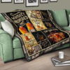 Bulleit Bourbon Quilt Blanket Whiskey Inspired Me Gift Idea 17