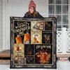 Bulleit Bourbon Quilt Blanket Whiskey Inspired Me Gift Idea 3