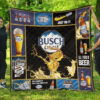 Busch Light Quilt Blanket Beer Lover Funny Gift 1